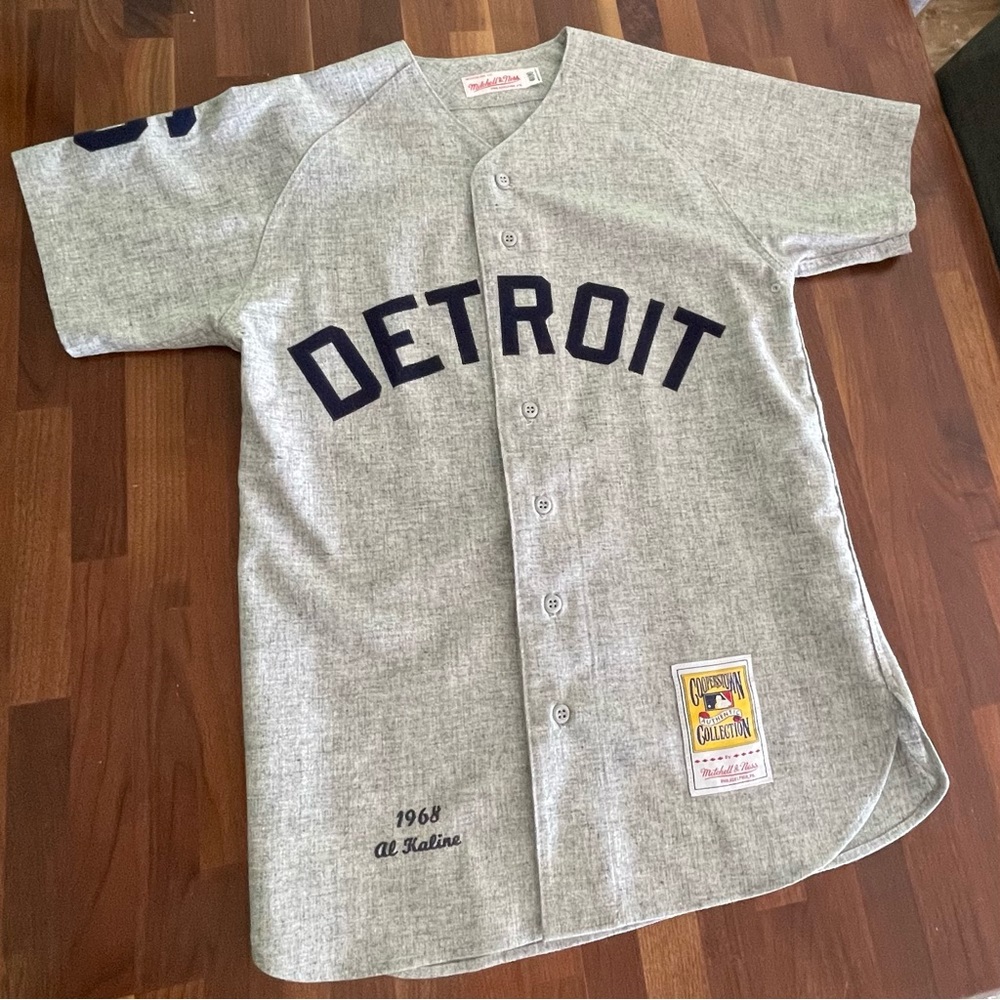 Al Kaline 1968 Gray Detroit Baseball Jersey